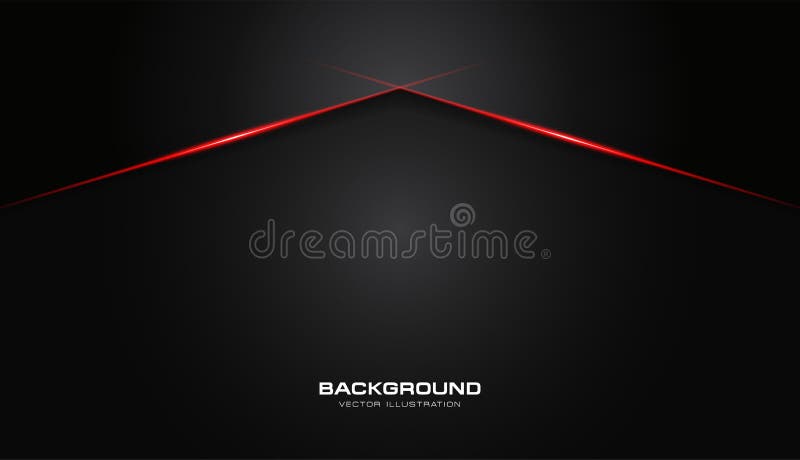 Abstract metallic red shiny color black frame layout modern tech design vector template background vector illustration