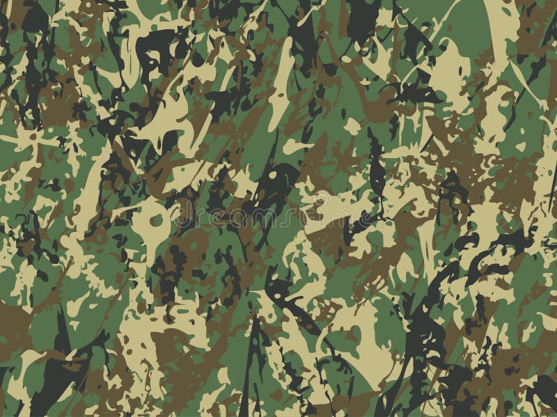 Abstract Military Camouflage Background royalty free illustration