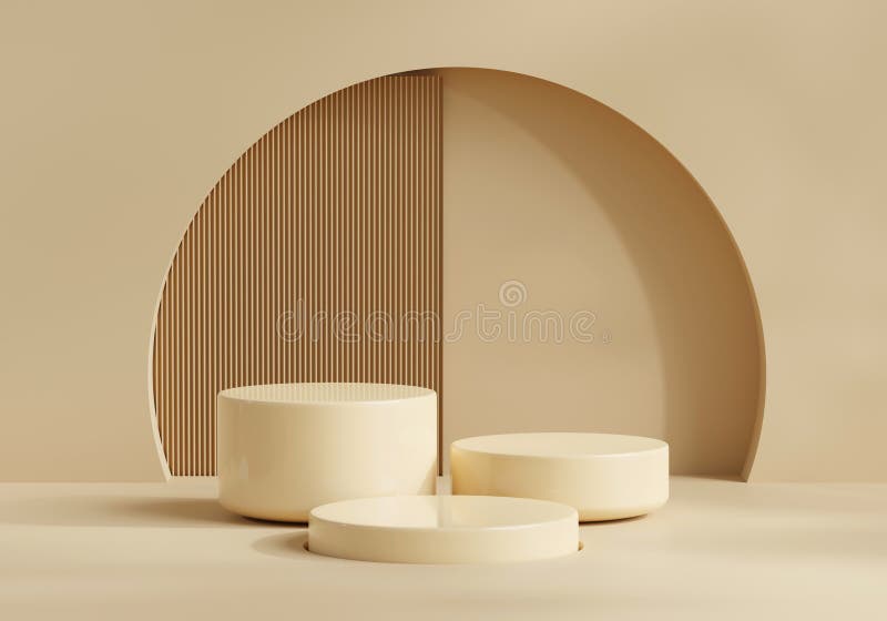 Abstract Minimal Modern Podium Platform For Product Display royalty free illustration