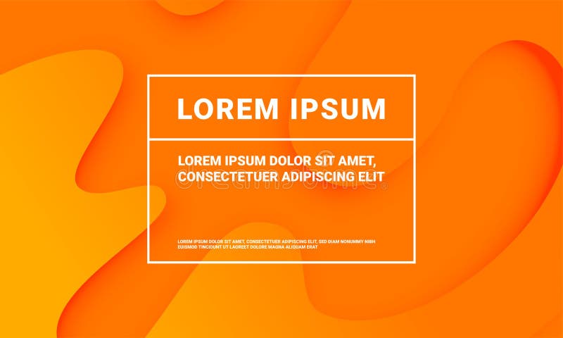 Abstract minimal orange background fluid color gradient. Presentation orange modern pattern backdrop template