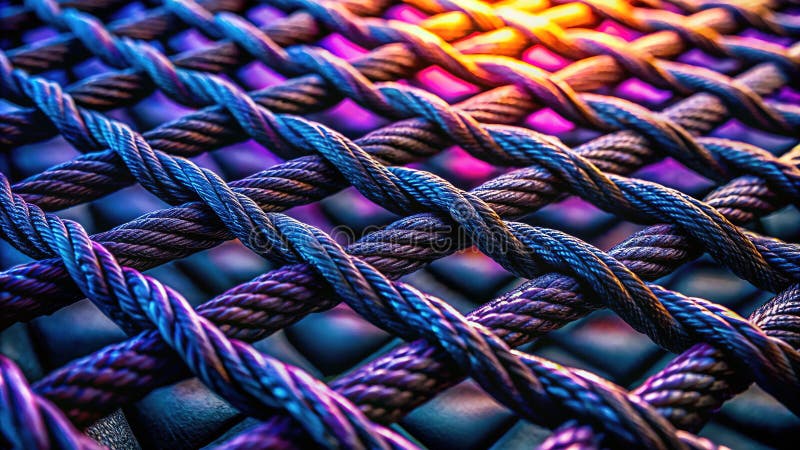 Abstract Minimalist Black Plastic Rope Mesh Background Seamless Texture for Design Projects Photography Backdrops and stock illustration