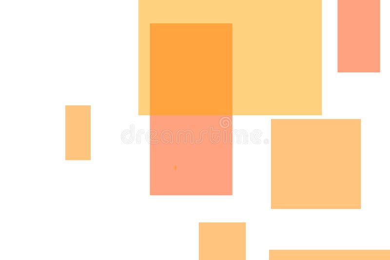 Abstract orange rectangles illustration background royalty free illustration
