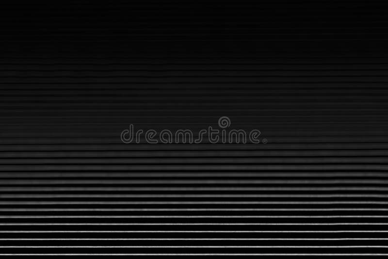 Abstract minimalistic black striped background with horizontal lines and header. Copy space. royalty free stock photography