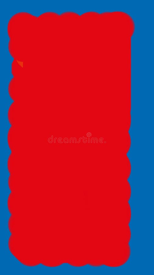 Abstract Modern Art in Red and Blue Stock Illustration Illustration