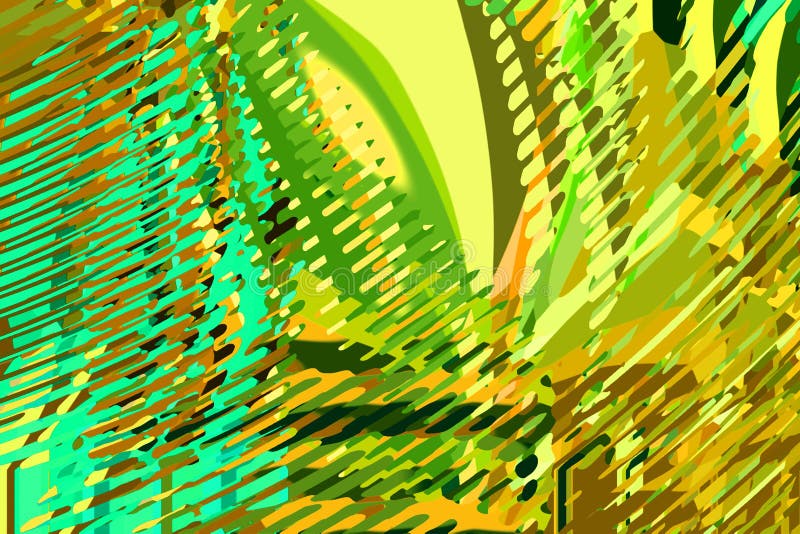Abstract modern background. Creative colorful forms and shapes. Geometric pattern. Green, blue and yellow bright graphic texture royalty free stock photos