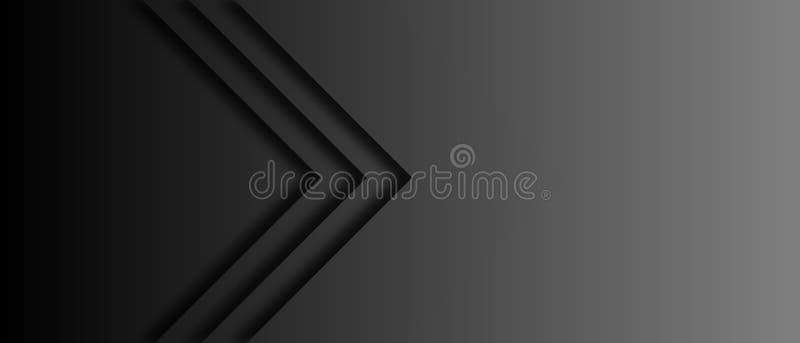 Abstract modern black arrows background royalty free illustration