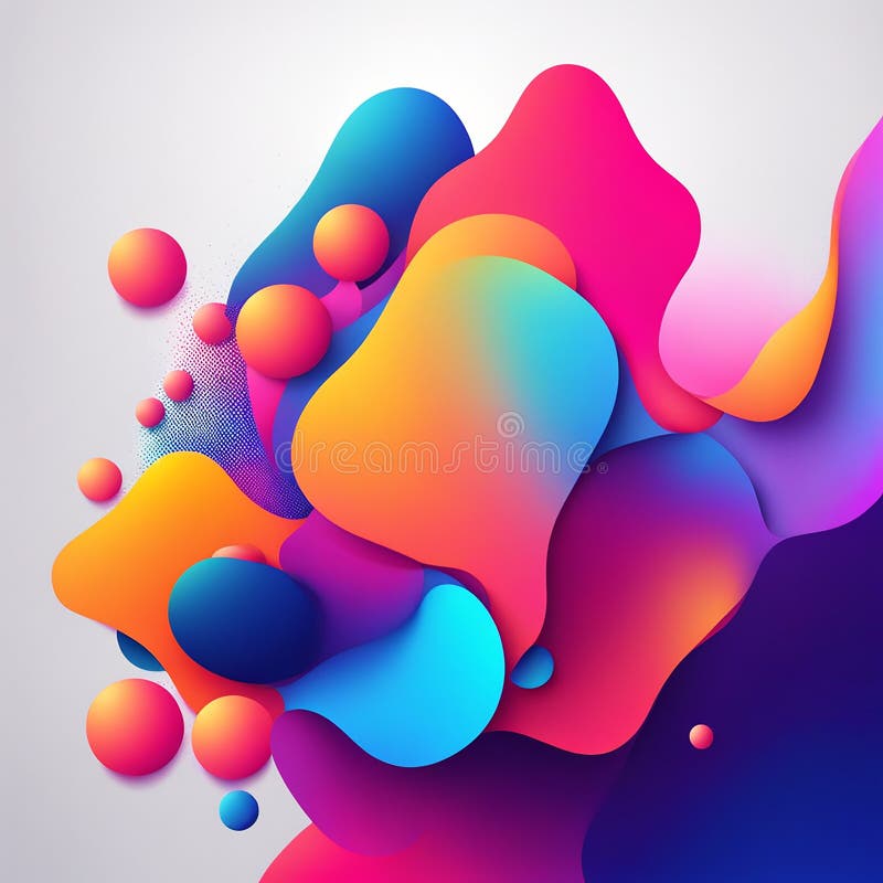 Abstract modern colorful blob background and texture. Design colorful blob shape background for use vector illustration