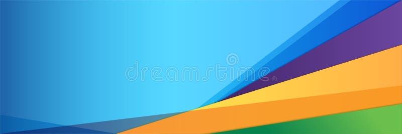 Abstract Modern Colorful Gradient Wide Geometric Wave Banner Design. Modern  Cover Header Background for Website Design, Social Stock Vector -  Illustration of background, decoration: 234878196