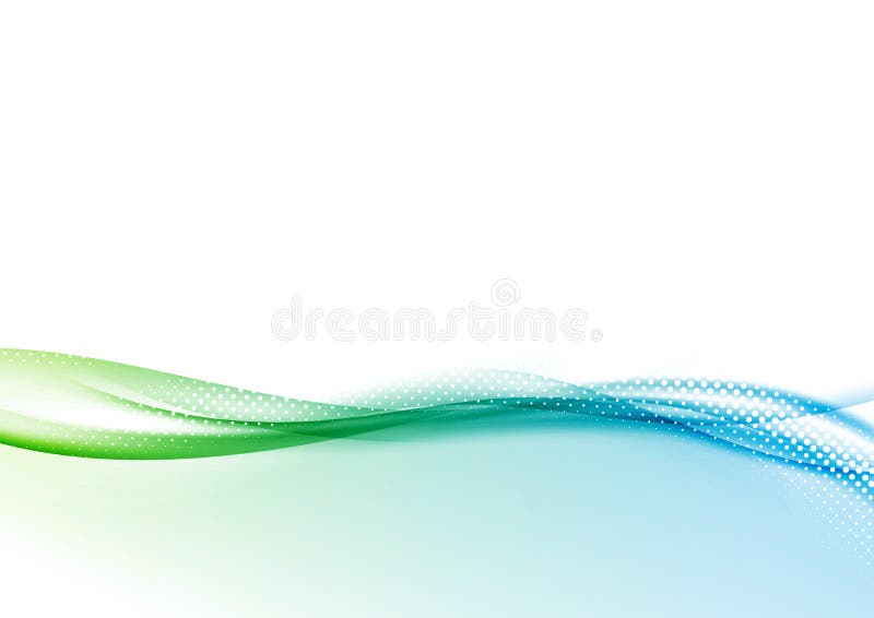 Abstract modern folder layout with wave background royalty free illustration