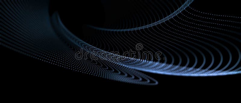 Abstract of modern high tech internet data center room with rows of racks with network and server hardware stock photography