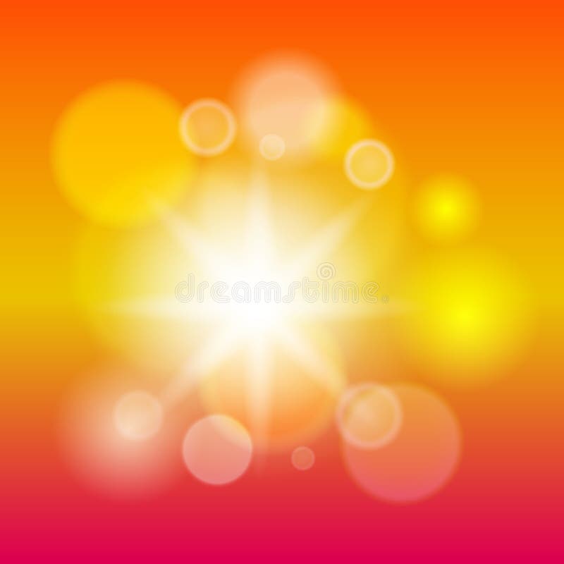 Abstract modern lights background defocused and gradient texture. Warm color blurred backdrop. Vector illustration. EPS 10