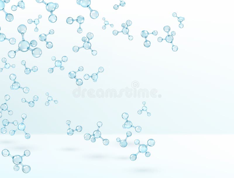Abstract moleculesontwerp atomen Abstracte achtergrond voor banner of vlieger vector illustratie Abstract moleculesontwerp atomen Abstracte achtergrond voor banner of vlieger vector illustratie