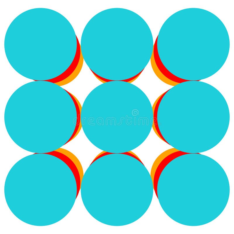 Abstract mosaic, array shape, design element stock illustration