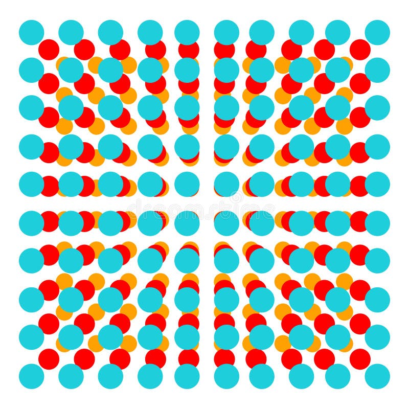 Abstract mosaic, array shape, design element royalty free illustration