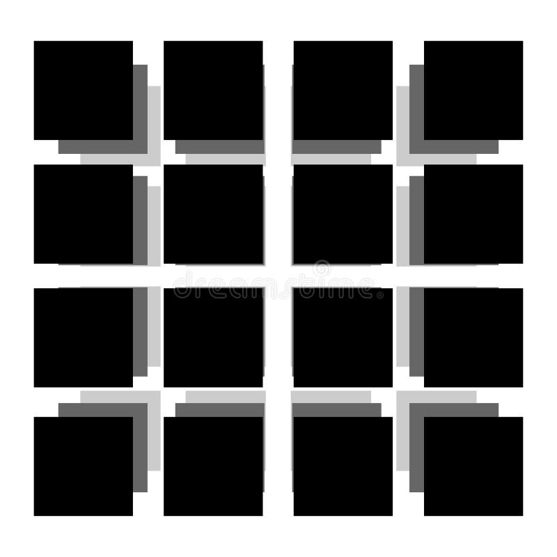 Abstract mosaic, array shape, design element royalty free illustration
