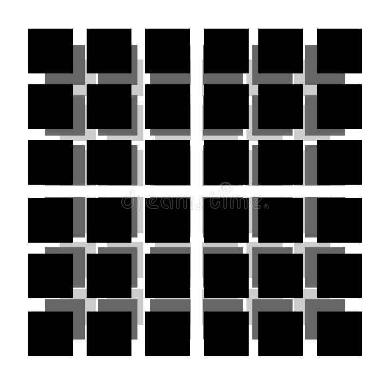 Abstract mosaic, array shape, design element vector illustration