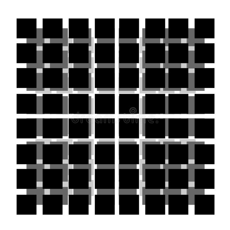 Abstract mosaic, array shape, design element royalty free illustration