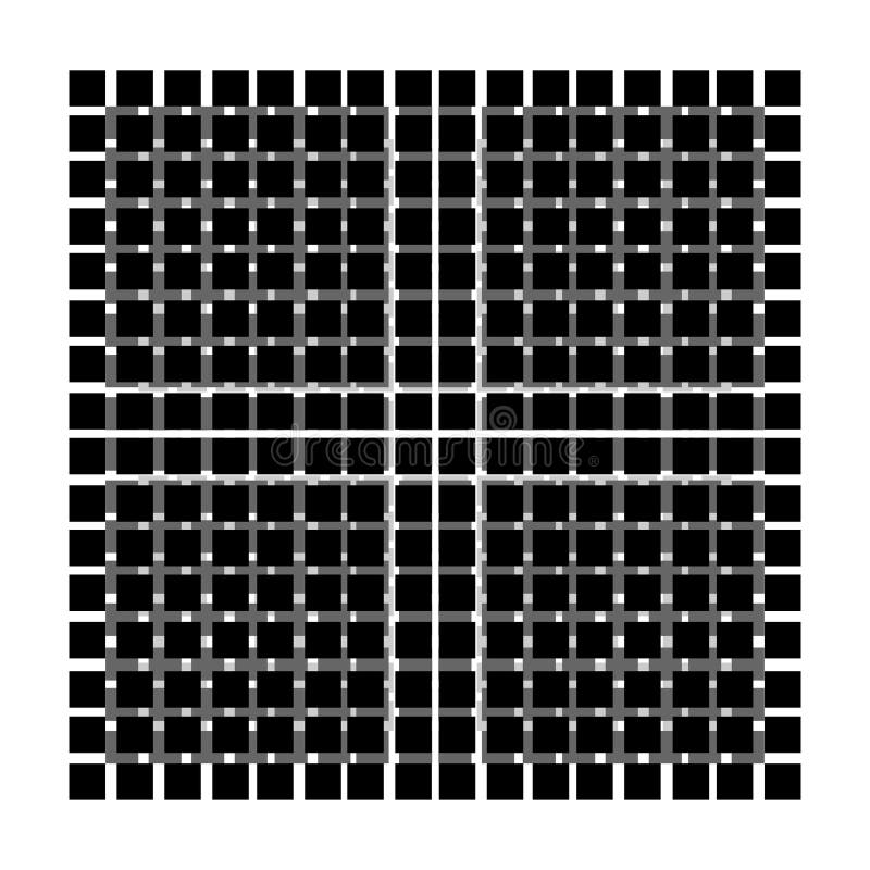 Abstract mosaic, array shape, design element vector illustration