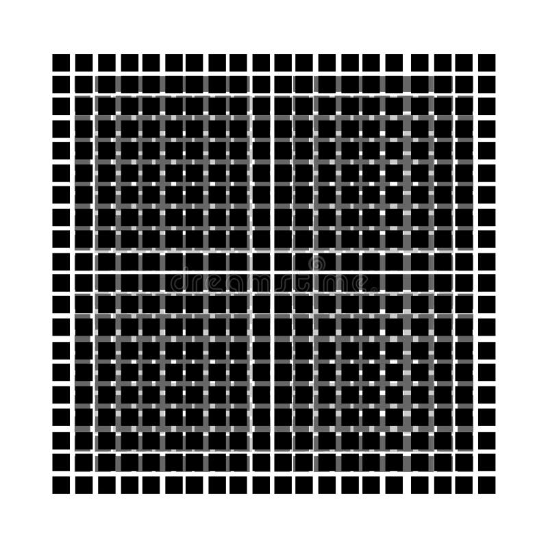 Abstract mosaic, array shape, design element royalty free illustration