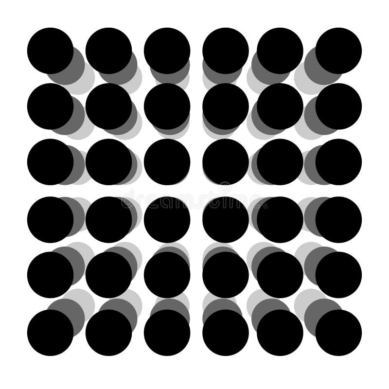 Abstract mosaic, array shape, design element royalty free illustration