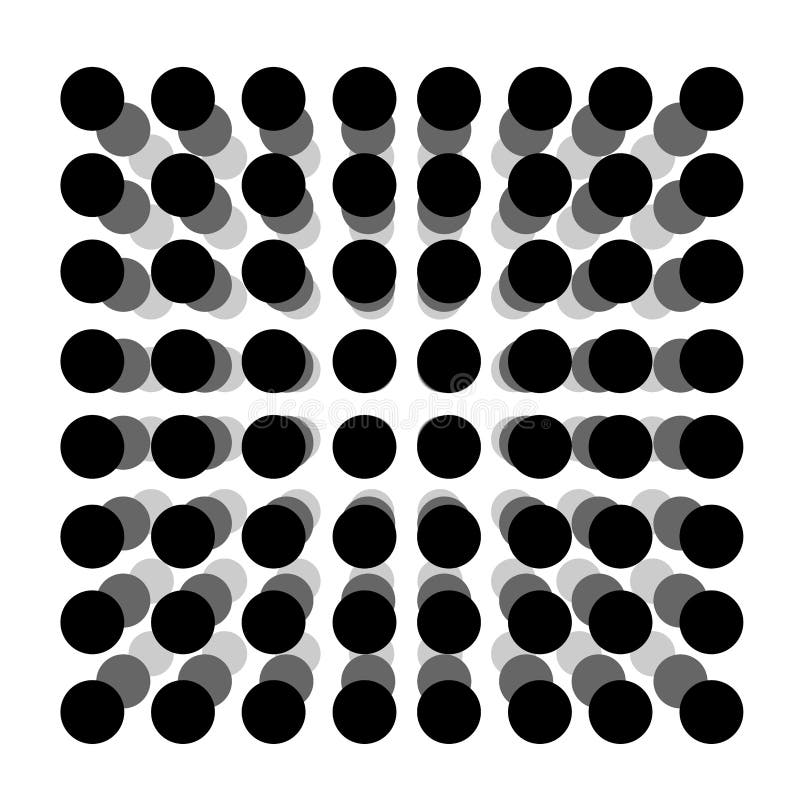 Abstract mosaic, array shape, design element vector illustration