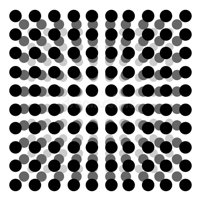 Abstract mosaic, array shape, design element royalty free illustration