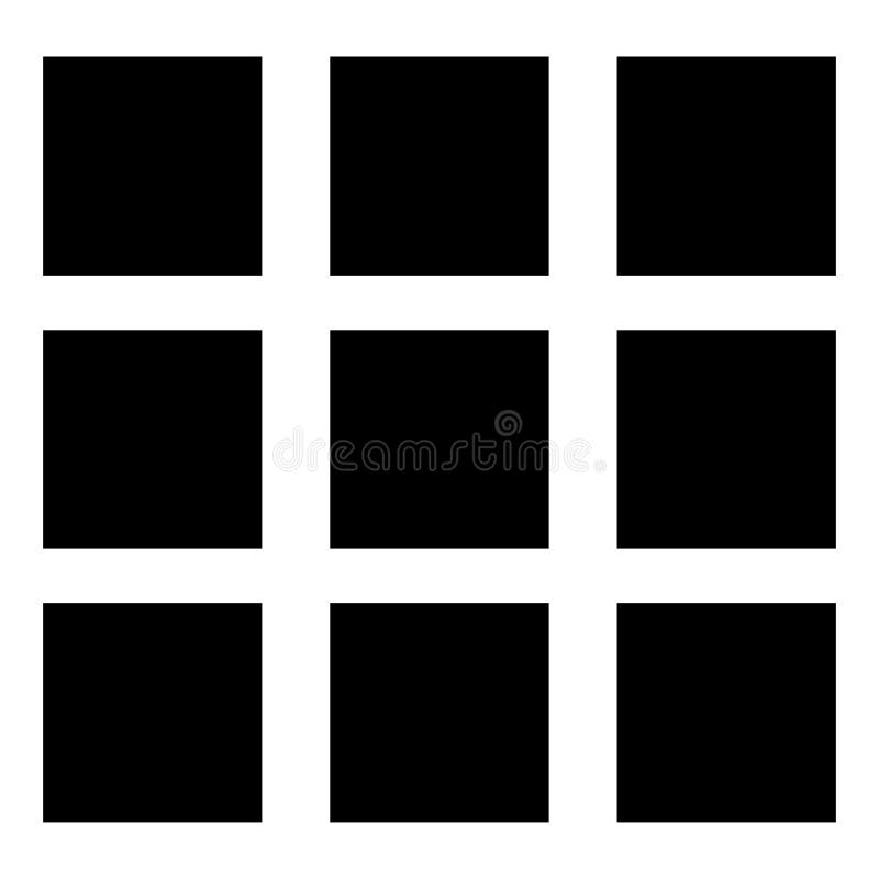 Abstract mosaic, array shape, design element stock illustration
