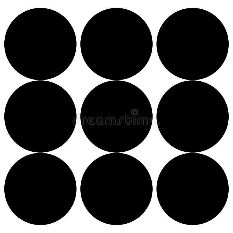 Abstract mosaic, array shape, design element stock illustration