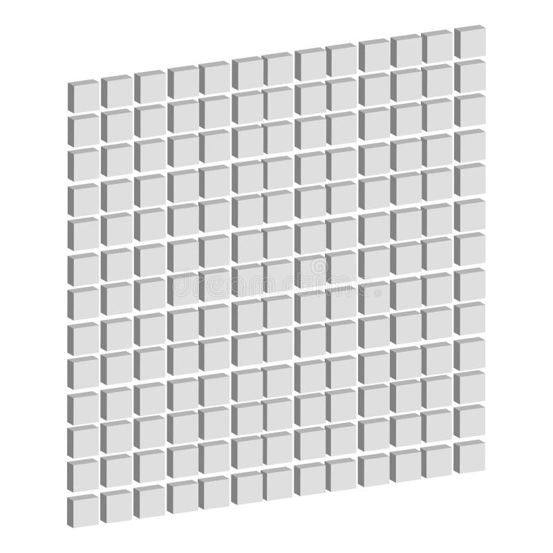 Abstract mosaic, array shape, design element royalty free illustration