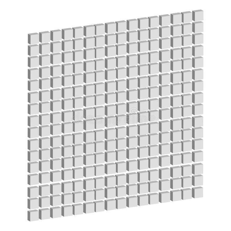 Abstract mosaic, array shape, design element royalty free illustration