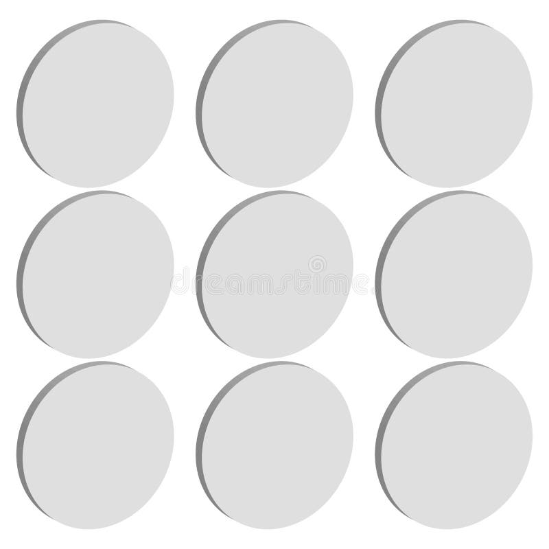 Abstract mosaic, array shape, design element stock illustration