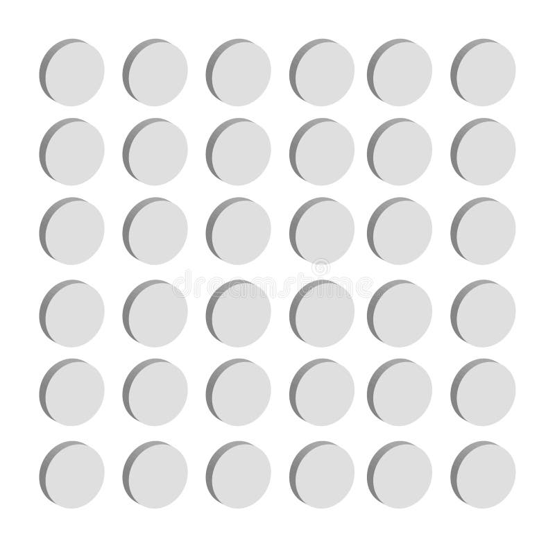 Abstract mosaic, array shape, design element stock illustration