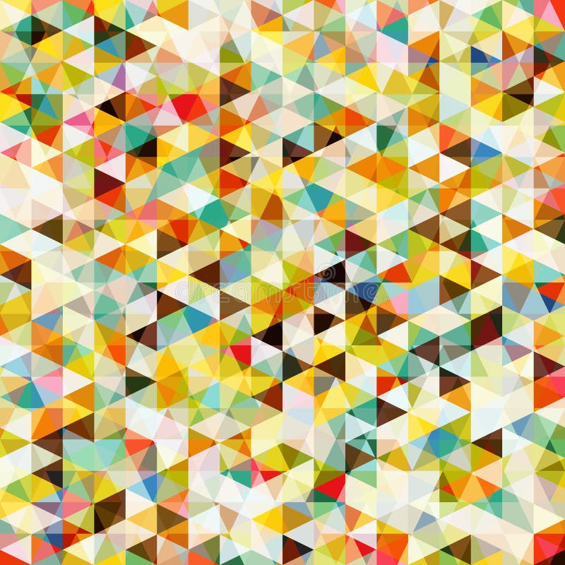 Abstract Mosaic Pattern stock illustration