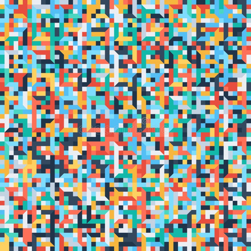 Abstract Mosaic Pattern royalty free illustration
