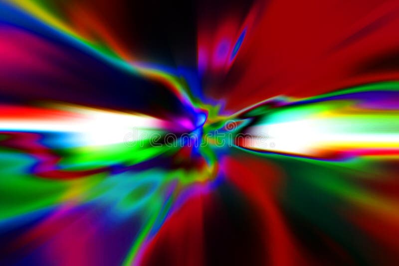 Abstract motion blur background. Sci-fi glowing lines. stock illustration