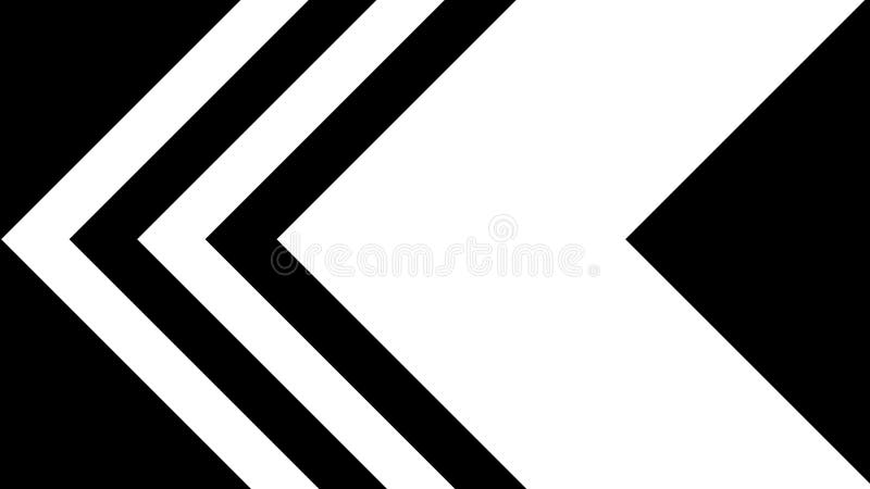 Abstract motion graphics and animated background of black and white triangle and line motion royalty free illustration