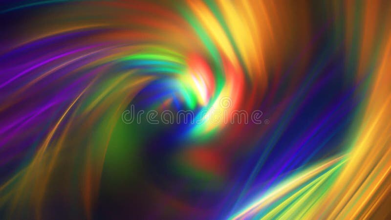 Abstract motion sequence of vivid multicolor flows. vector illustration
