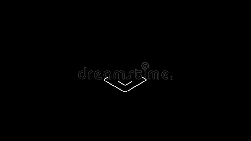 Abstract moving technology Web Development icon animation vector illustration
