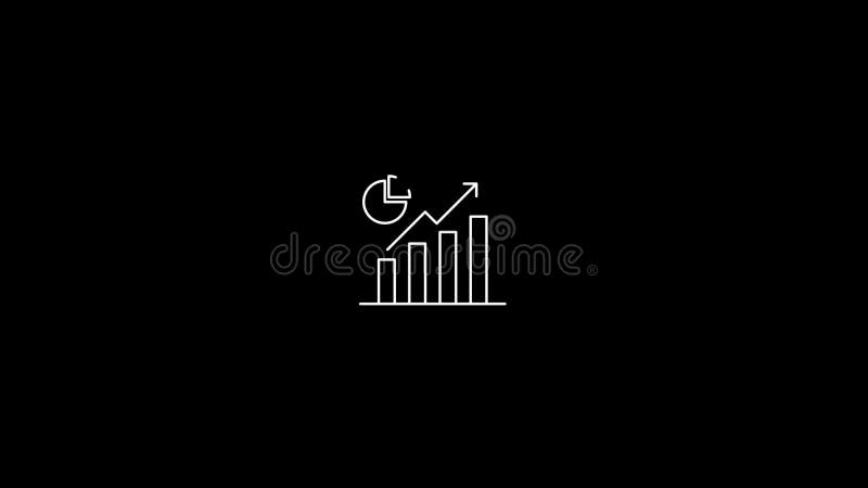 Abstract moving technology Web Development icon animation stock illustration