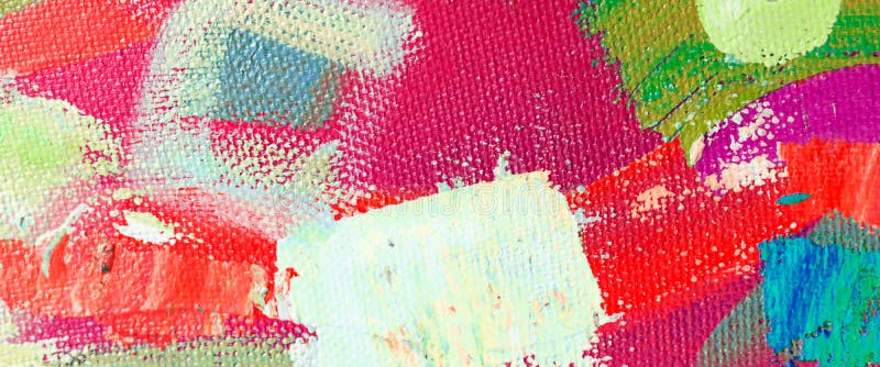 Abstract Multicolor Background with Impasto Textures. Brushstroke of ...