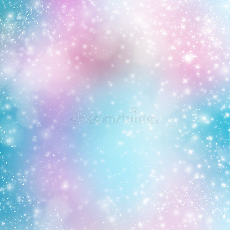 Abstract multicolored background with blur bokeh stock illustration