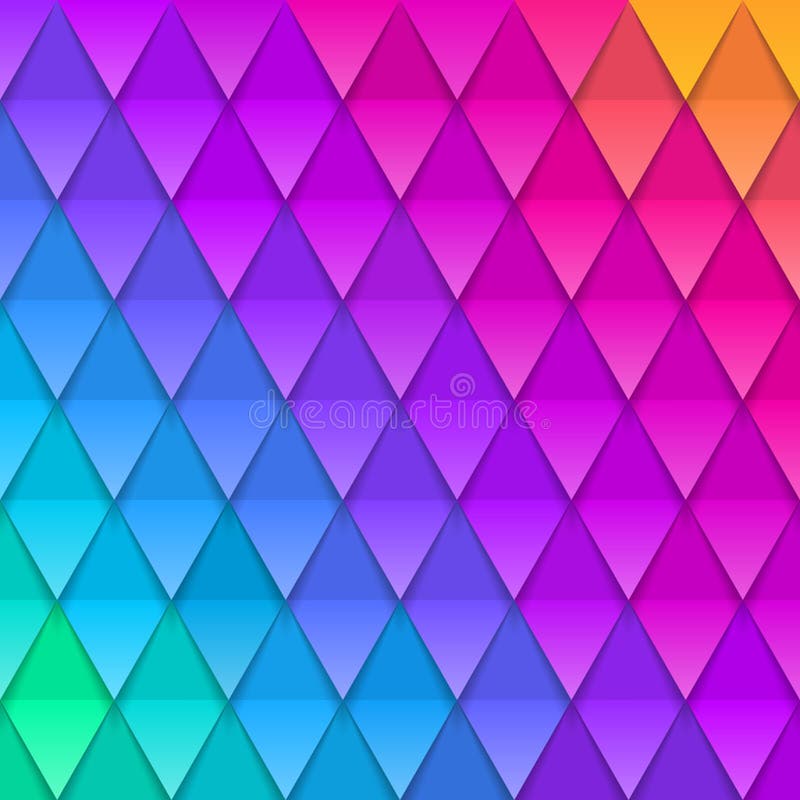 Abstract multicolored background. Paper colorful artificial squama or plumage. Vector illustration. royalty free illustration