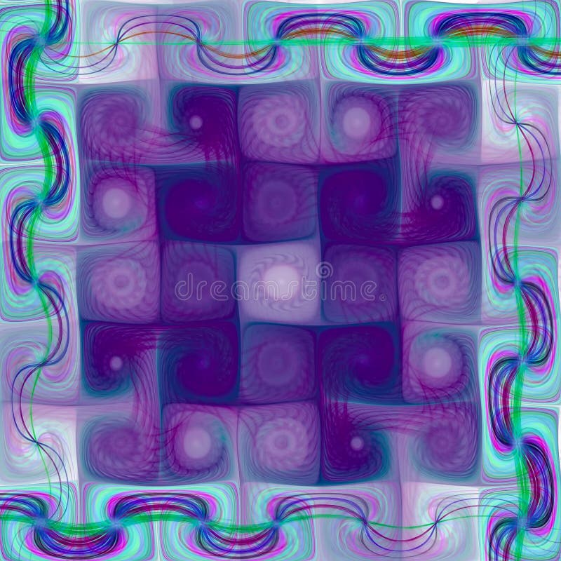 Abstract multicolored illustration on a light background vector illustration