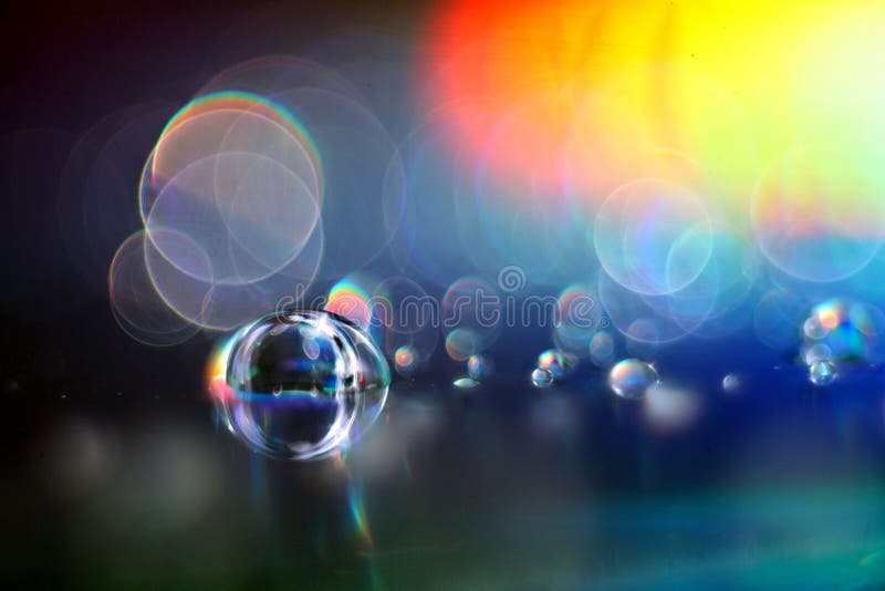 Abstract multicolored texture blur bokeh royalty free stock images