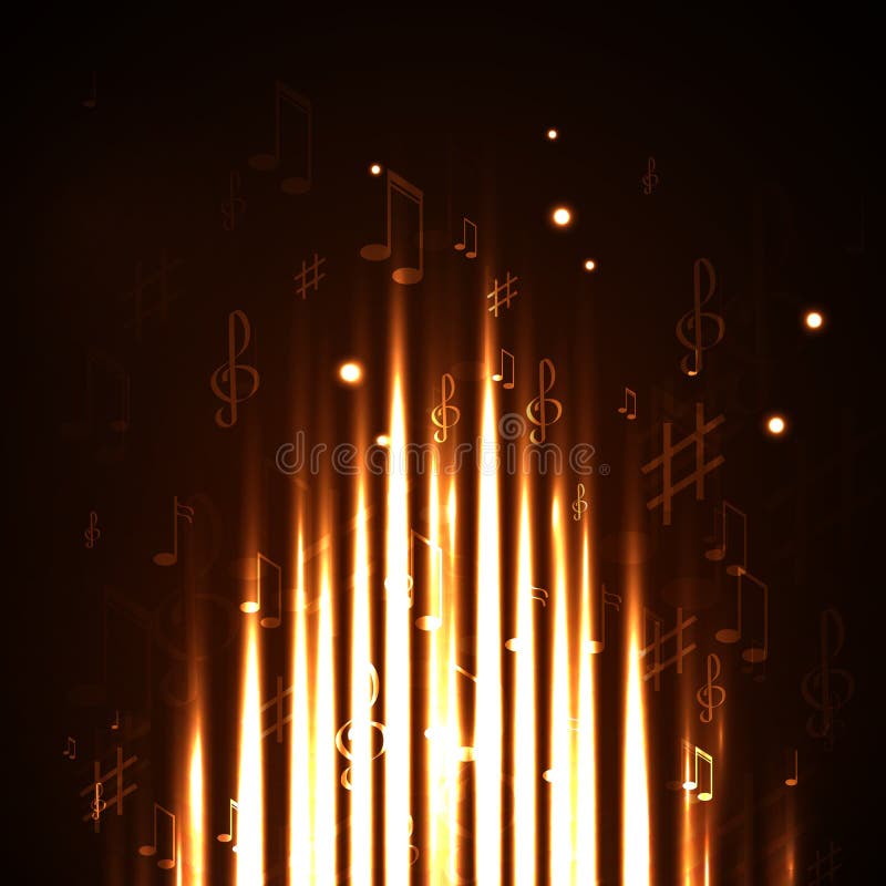 Abstract music background stock illustration. Illustration of abstract