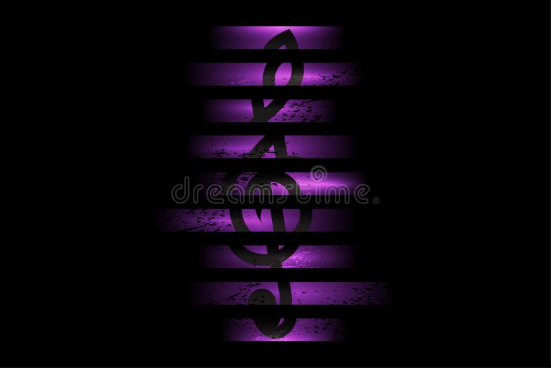 Abstract music background illustration