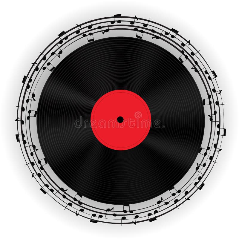 Abstract Music Background Vector Illustration for Your Design Stock