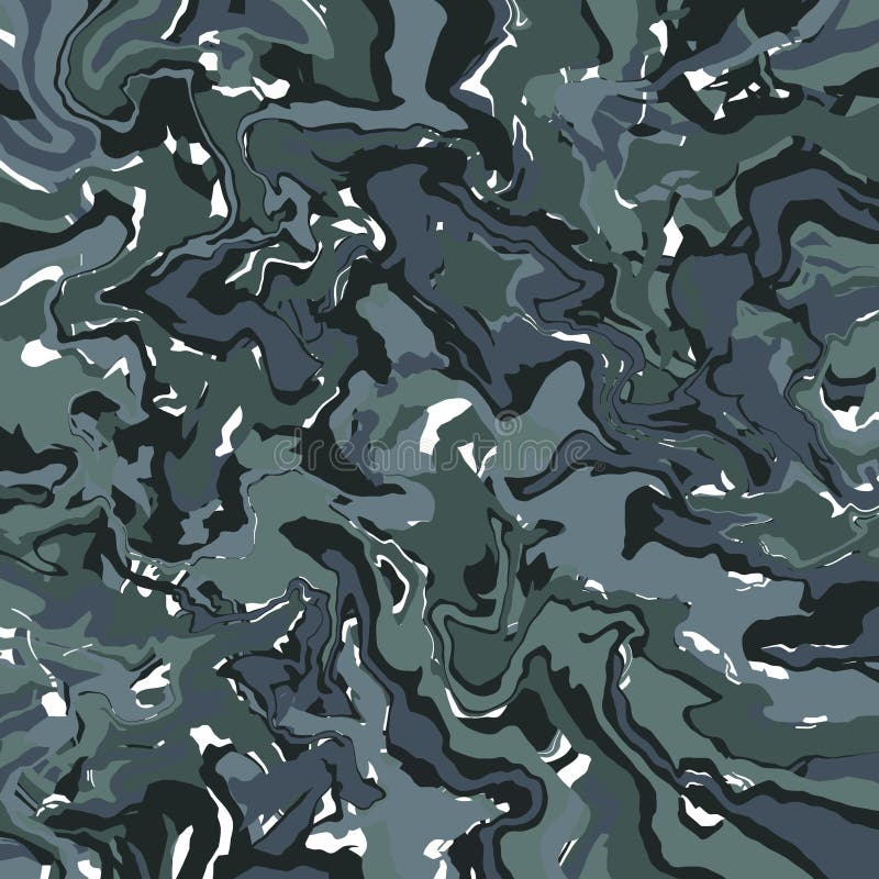 Abstract muted wavy stripes in a natural color Geometric layered swirl marble pattern vector illustration