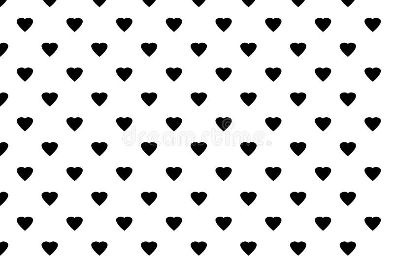 Abstract Naadloos Patroon Zwart Hart Op Wit Ontwerp Als Achtergrond Stock  Illustratie - Illustration Of Grafisch, Kaart: 102836755