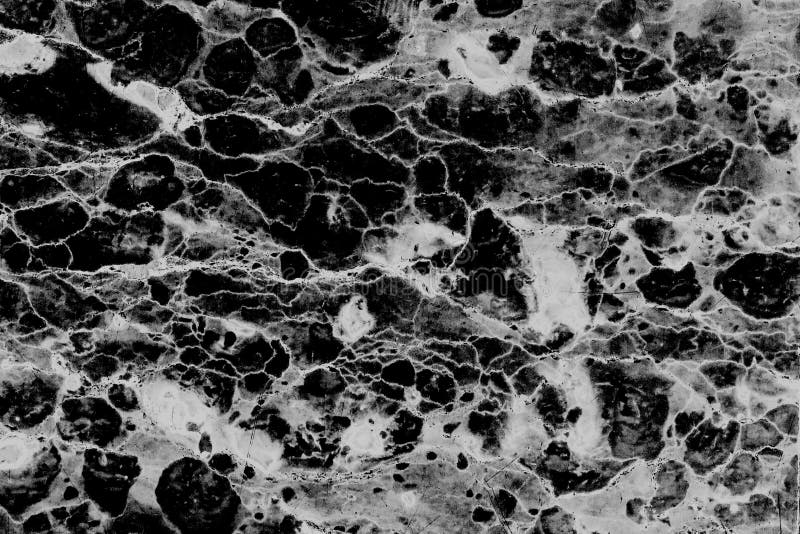 Abstract Natural Marble Black and White Patterned Texture Background